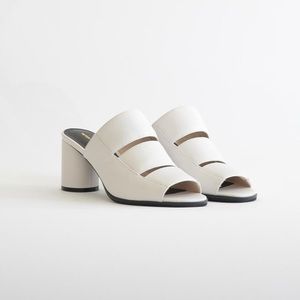 Intentionally Blank Chiara Heel Sandals in White